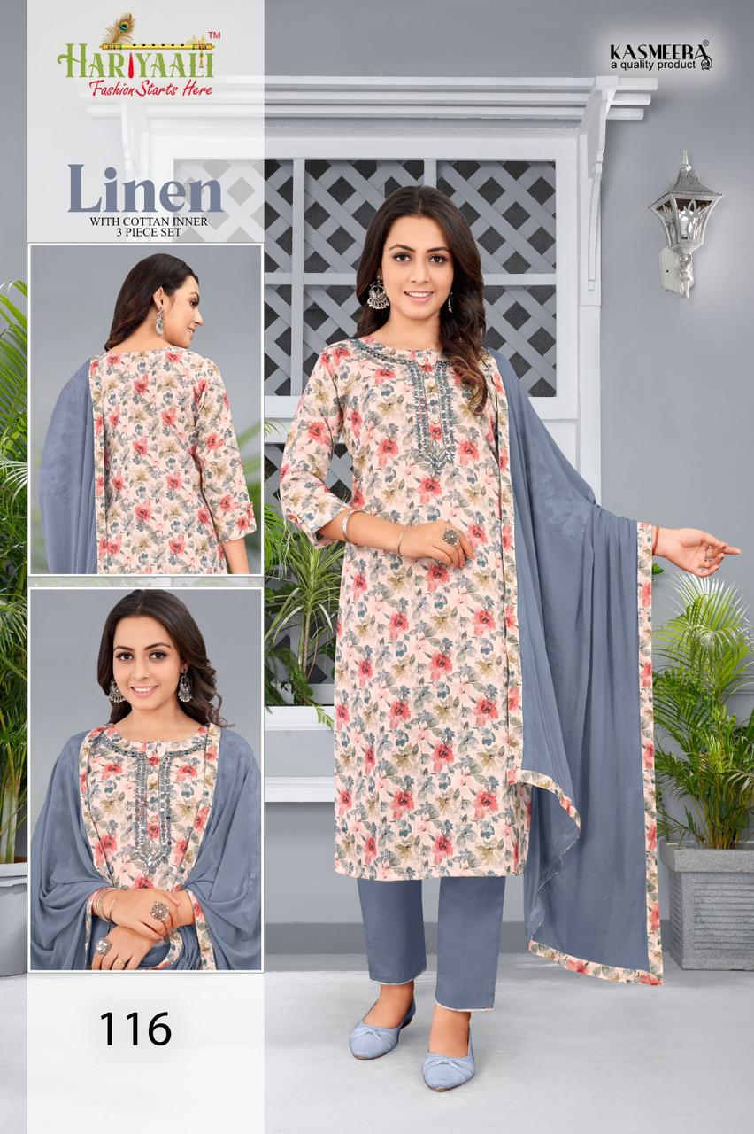 HARIYAALI KURTI LINEN